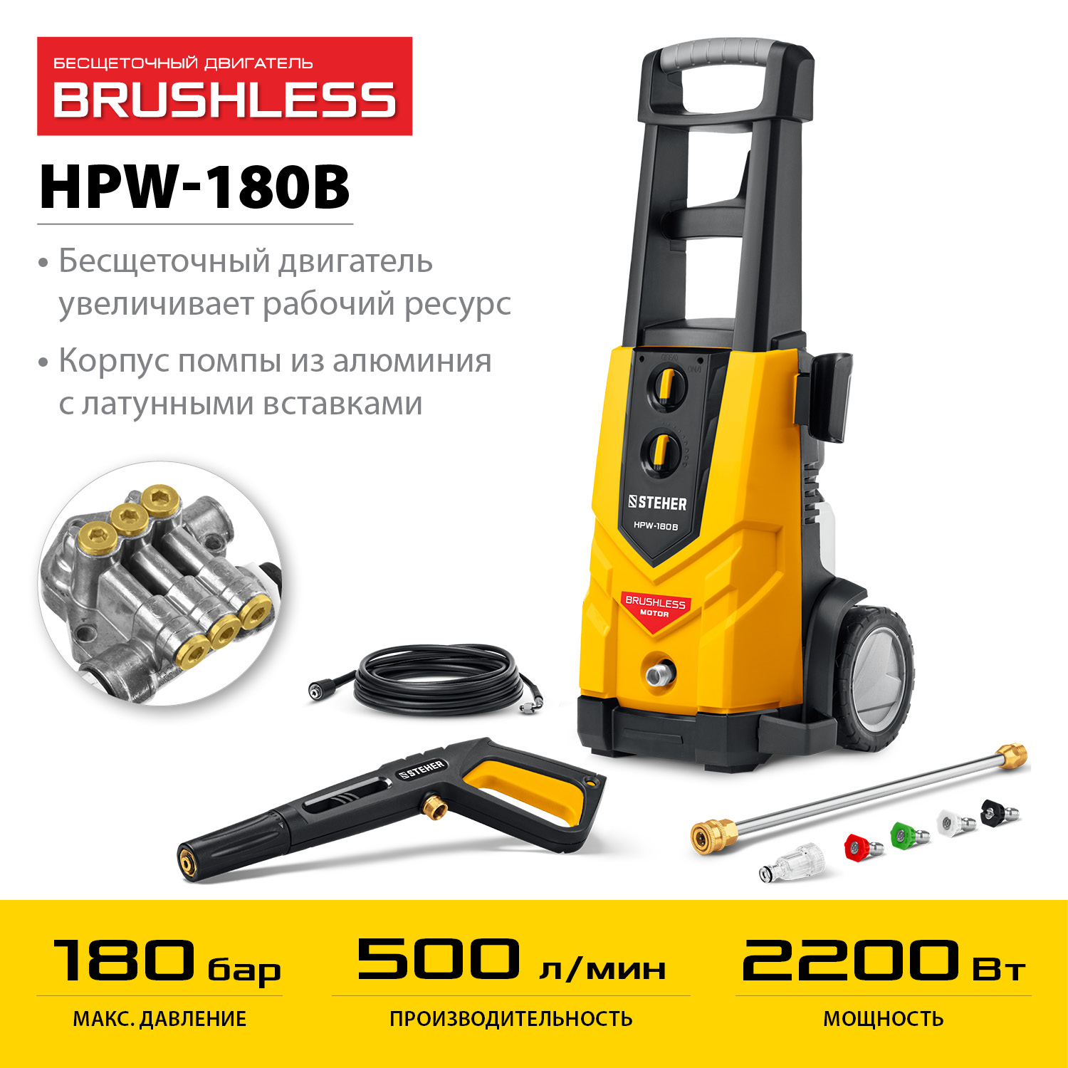 Мойка высокого давления HPW-180B