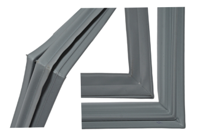 Уплотнитель двери Атлант-Минск, для морозильной камеры, 560  х 870 мм, в паз, серый, код 769748901529, замена 769748901507