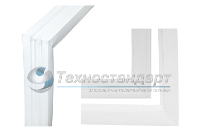 Уплотнитель двери холодильника Норд-233, малый, 415 х 550 мм, под планку