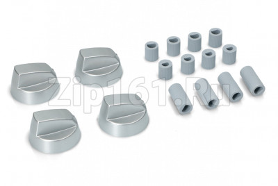 Ручки универсальные комплект 4шт для плиты серые D6-8мм